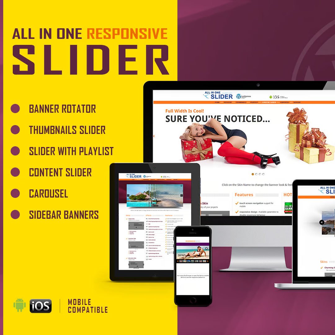 All In One Slider - Responsive WordPress Plugin
