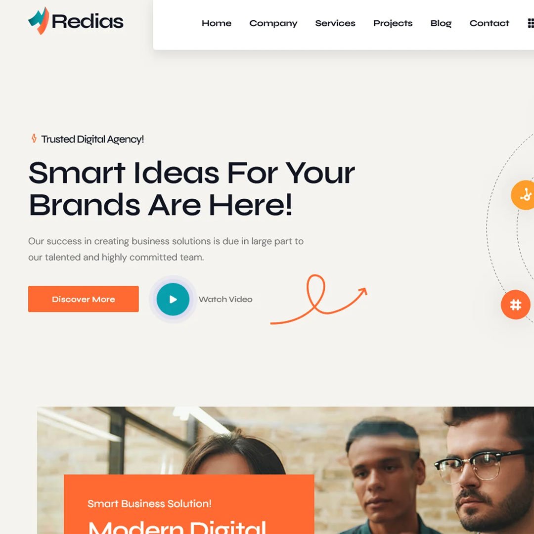 Redias - Creative Digital Agency WordPress Theme